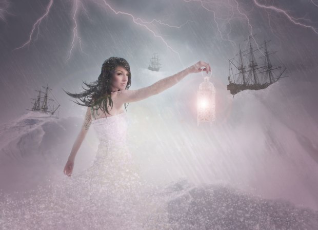 My first big photo editing project of the year. I stood outside in -30 in a sundress for this! Concept: "Let me be your lighthouse". Click the image for the concept and the story behind this idea.